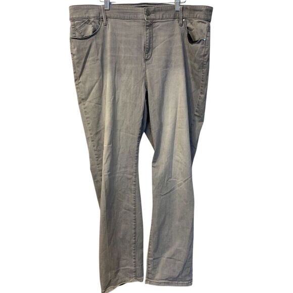 Women's Chino Pants Size 4 (US 20) Beige Casual Solid with Pockets - Picture 1 of 8